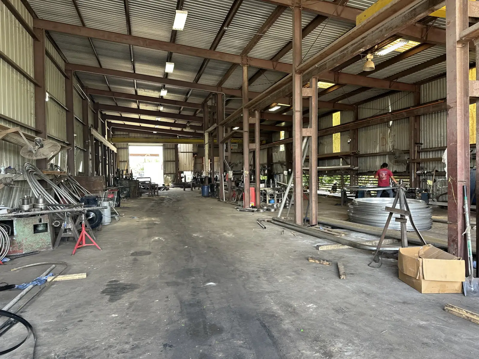 Gulf Shades fabrication warehouse in Houston